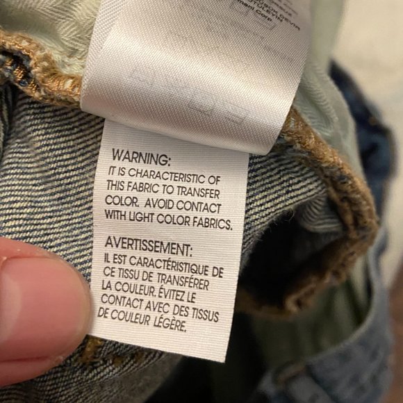 A/X Armani Exchange Dip-Dyed Boyfriend Crop - Size 26 - Picture 9 of 11